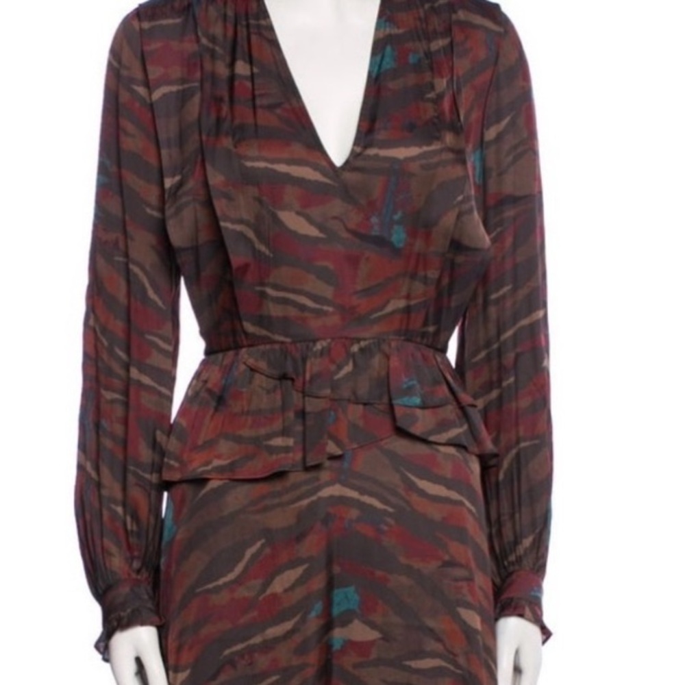 Zadig & Voltaire Multicolor Long Sleeve Dress